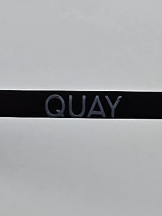 Quay Australia Jezabell Black Frame Black Pink Fade Lens Sunglasses w/ Case 57mm main image 8